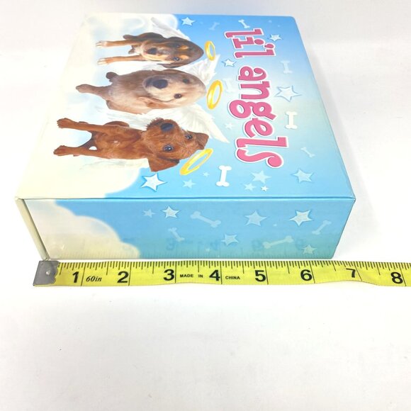 Scholastic Li'l Angels Puppy Dog Stationery Kit Magnetic Closure Box Preowned - Picture 11 of 12
